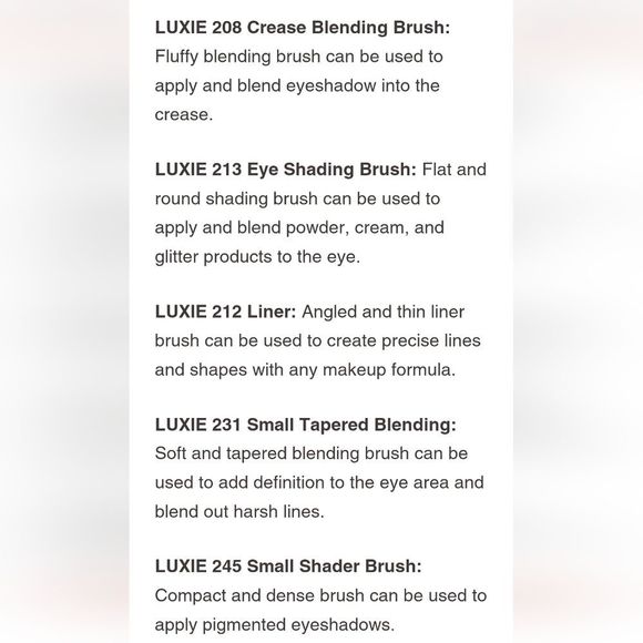 Luxie Impact Set Dreamcatcher Collection - Picture 7 of 7